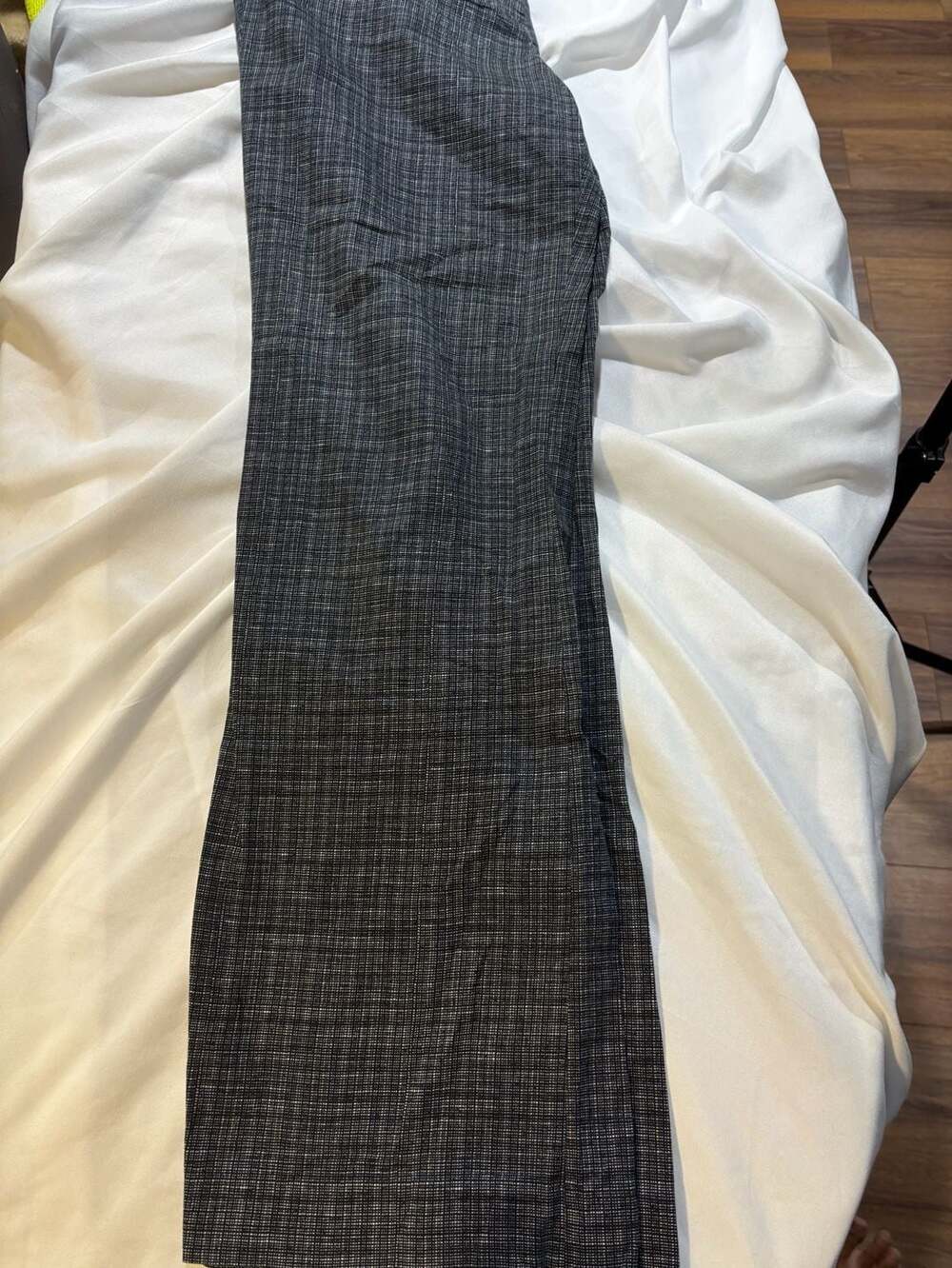LOFT Kick Crop Plaid Pants